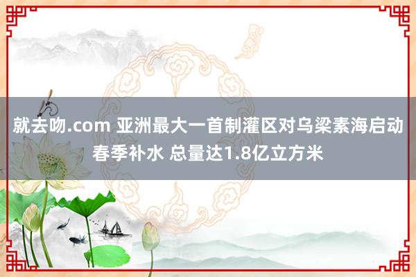 就去吻.com 亚洲最大一首制灌区对乌梁素海启动春季补水 总量达1.8亿立方米